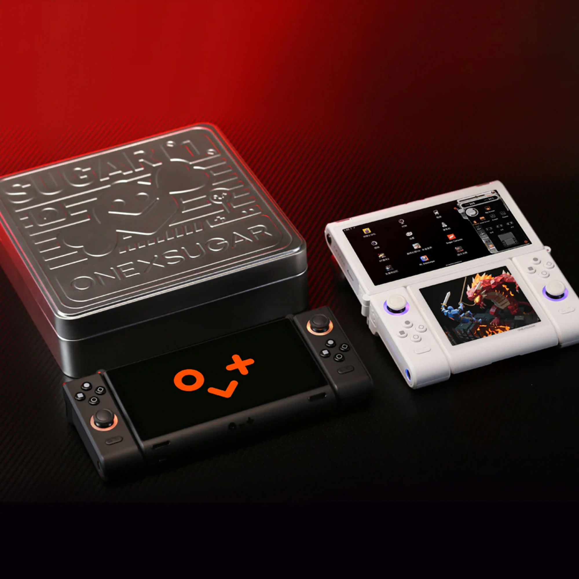 Портативная игровая приставка с двойным экраном ONEXSUGAR Sugar 1 (Gen3-16G+512G)